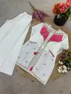 NSR 869 Roman Silk With Embroidery Work Top With Bottom Wholesale In India